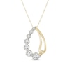 Thumbnail Image 1 of 0.50 CT. T.W. Certified Lab-Grown Diamond Fashion Necklace in Yellow Sterling Silver with 14K Gold Plate