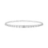 Thumbnail Image 1 of 3.45 CT. T.W. Certified Lab-Grown Diamond Flex Bangle Bracelet in Sterling Silver (F/SI2)