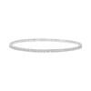 Thumbnail Image 2 of 0.23 CT. T.W. Certified Lab-Grown Diamond Flex Bangle Bracelet in Sterling Silver (F/SI2)