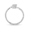 Thumbnail Image 4 of 0.30 CT. T.W. Lab-Grown Diamond Bypass Open Flex Ring in Sterling Silver (F/SI2)