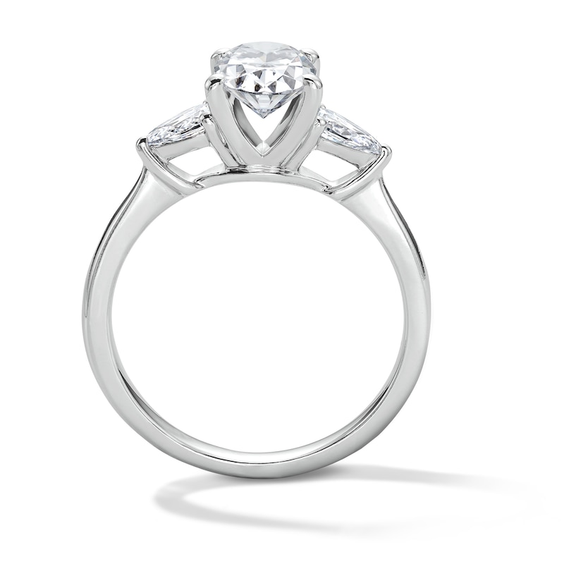 1.80 CT. T.W. Oval Certified Lab-Grown Diamond Engagement Ring 14K White Gold (F/VS2)