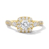 Thumbnail Image 1 of 1.00 CT. T.W. Certified Lab-Grown Diamond Cushion Frame Engagement Ring in 10K Gold (F/SI2)