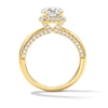 Thumbnail Image 3 of 2 CT. T.W. Certified Lab-Grown Diamond Halo Engagement Ring in 14K Yellow Gold (F/VS2)