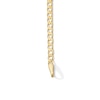 Thumbnail Image 3 of 1.85mm Diamond-Cut Curb Chain Bracelet in Solid 10K Gold - 7.25"