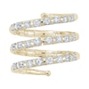 Thumbnail Image 1 of 0.70 CT. T.W. Lab-Grown Diamond Spiral Flex Ring in 10K Gold (F/SI2)
