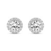Thumbnail Image 1 of 3.50 CT. T.W. Certified Lab-Grown Diamond Frame Stud Earrings in 10K White Gold (F/SI2)