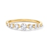 Thumbnail Image 1 of 0.45 CT. T.W. Certified Lab-Grown Diamond Station Band in 14K Gold (F/VS2)