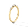 Thumbnail Image 4 of 0.45 CT. T.W. Certified Lab-Grown Diamond Station Band in 14K Gold (F/VS2)