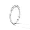 Thumbnail Image 4 of 0.45 CT. T.W. Certified Lab-Grown Diamond Station Band in 14K White Gold (F/VS2)
