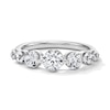Thumbnail Image 1 of 1.45 CT. T.W. Certified Lab-Grown Diamond Station Band in 14K White Gold (F/VS2)