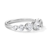 Thumbnail Image 3 of 1.45 CT. T.W. Certified Lab-Grown Diamond Station Band in 14K White Gold (F/VS2)