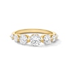 Thumbnail Image 1 of 1-1/2 CT. T.W. Certified Lab-Grown Diamond Seven Stone Anniversary Band in 14K Yellow Gold (F/VS2)