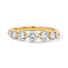 1 CT. T.W. Certified Lab-Grown Diamond Station Band in 14K Gold (F/VS2)