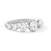 Thumbnail Image 4 of 2 CT. T.W. Certified Lab-Grown Diamond Seven Stone Anniversary Band in 14K White Gold (F/VS2)