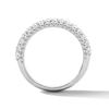 Thumbnail Image 3 of 1 CT. T.W. Certified Lab-Grown Diamond Beaded Anniversary Band in Sterling Silver (F/VS2)