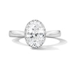 Thumbnail Image 1 of 2 CT. T.W. Oval Certified Lab-Grown Diamond Engagement Ring in 14K White Gold (F/VS2)