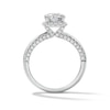 Thumbnail Image 3 of 2 CT. T.W. Radiant Certified Lab-Grown Diamond Engagement Ring in 14K White Gold (F/VS2)