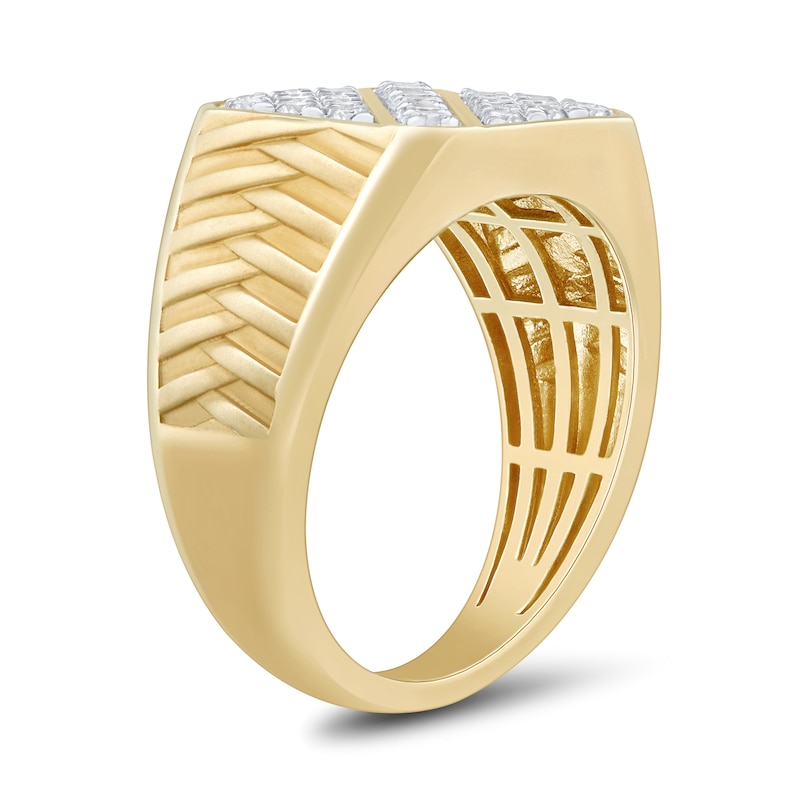 0.69 CT. T.W. Certified Lab-Grown Diamond Fashion Ring in 10K Gold (F/VS2)