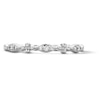Thumbnail Image 1 of Diamond-Accent and Beaded Stackable Band in Sterling Silver