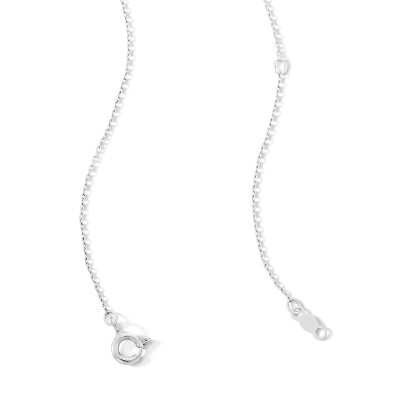 Main Image 3 of 0.20 CT. T.W. Certified Lab-Grown Diamond Butterfly Pendant in Sterling Silver (F/SI2)