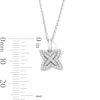 Thumbnail Image 4 of 0.20 CT. T.W. Certified Lab-Grown Diamond Butterfly Pendant in Sterling Silver (F/SI2)