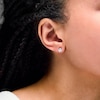 Thumbnail Image 2 of 0.80 CT. T.W. Diamond Solitaire Stud Earrings in 14K White Gold (J/I3)