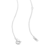 Thumbnail Image 3 of 1.00 CT. T.W. Certified Lab-Grown Diamond Teardrop Swirl “Y” Necklace in Sterling Silver (F/SI2)