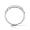 Thumbnail Image 3 of 0.30 CT. T.W. Certified Lab-Grown Diamond Pavé Ring in Sterling Silver (F/SI2)