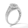 Thumbnail Image 5 of 0.50 CT. T.W. Multi-Diamond Pavé and Channel Set Engagement Ring in 10K White Gold