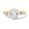 Thumbnail Image 1 of 2.50 CT. T.W. Oval Certified Lab-Grown Diamond Engagement Ring in 14K Gold (F/VS2)