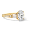 Thumbnail Image 4 of 2.50 CT. T.W. Oval Certified Lab-Grown Diamond Engagement Ring in 14K Gold (F/VS2)