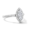 Thumbnail Image 4 of 1.50 CT. T.W. Marquise-Cut Certified Lab-Grown Diamond Frame Engagement Ring in 14K White Gold (F/VS2)