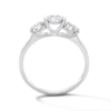 Thumbnail Image 3 of 1.00 CT. T.W. Certified Lab-Grown Diamond Channel-Set Three-Stone Band in 14K White Gold (F/VS2)