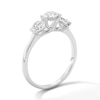 Thumbnail Image 5 of 1.00 CT. T.W. Certified Lab-Grown Diamond Channel-Set Three-Stone Band in 14K White Gold (F/VS2)