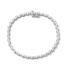Thumbnail Image 1 of 5.00 CT. T.W. Certified Lab-Grown Diamond Offset Tennis Bracelet in 10K White Gold (F/SI2)