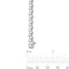 Thumbnail Image 3 of 5.00 CT. T.W. Certified Lab-Grown Diamond Offset Tennis Bracelet in 10K White Gold (F/SI2)