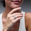 Thumbnail Image 2 of 1.00 CT. T.W. Certified Lab-Grown Diamond Crossover Ring in 10K White Gold (F/SI2)