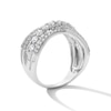 Thumbnail Image 4 of 1.00 CT. T.W. Certified Lab-Grown Diamond Crossover Ring in 10K White Gold (F/SI2)