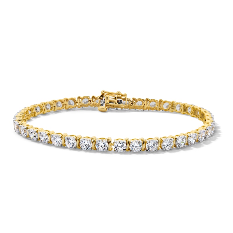 Main Image 1 of 8.00 CT. T.W. Certified Lab-Grown Diamond Tennis Bracelet in 10K Gold (F/SI2)