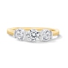 Thumbnail Image 1 of 1.00 CT. T.W. Certified Lab-Grown Diamond Channel-Set Three-Stone Band in 14K Gold (F/VS2)