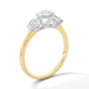 Thumbnail Image 5 of 1.00 CT. T.W. Certified Lab-Grown Diamond Channel-Set Three-Stone Band in 14K Gold (F/VS2)