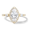 Thumbnail Image 1 of 1.50 CT. T.W. Marquise-Cut Certified Lab-Grown Diamond Frame Engagement Ring in 14K  Gold (F/VS2)
