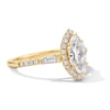 Thumbnail Image 3 of 1.50 CT. T.W. Marquise-Cut Certified Lab-Grown Diamond Frame Engagement Ring in 14K  Gold (F/VS2)