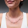 Thumbnail Image 2 of 0.25 CT. T.W. Certified Lab-Grown Diamond Solitaire Paper Clip Chain Necklace in Sterling Silver (F/SI2)