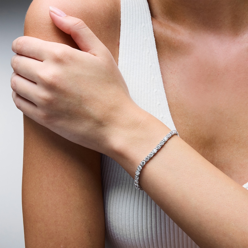 8.00 CT. T.W. Certified Lab-Grown Diamond Tennis Bracelet in 10K Gold (F/SI2