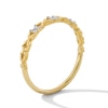 Thumbnail Image 4 of Diamond Accent Flower Anniversary Ring in 10K Yellow Gold