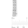 Thumbnail Image 3 of 6.00 CT. T.W. Certified Lab-Grown Diamond Three-Row Tennis Bracelet in Sterling Silver (F/SI2)