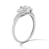 Thumbnail Image 5 of 0.20 CT. T.W. Diamond Three-Stone Engagement Ring in 10K White Gold (J/I3)