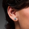 Thumbnail Image 2 of 0.50 CT. T.W. Certified Lab-Grown Diamond Solitaire Stud Earrings in 10K White Gold (F/SI2)