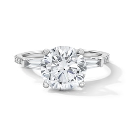 3.37 CT. T.W. Certified Lab-Grown Diamond Engagement Ring in 14K White Gold (F/VS2)